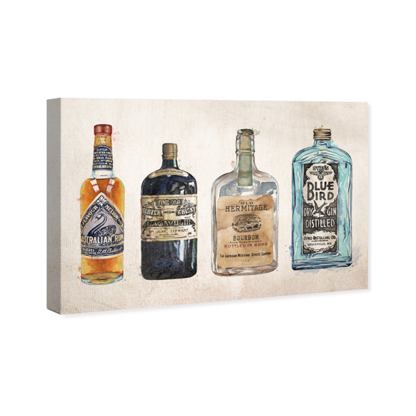 Williston Vintage Liquors On Paper by Oliver Gal Graphic Art